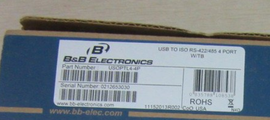 B&B Electronics转换器 USOPTL4-4P